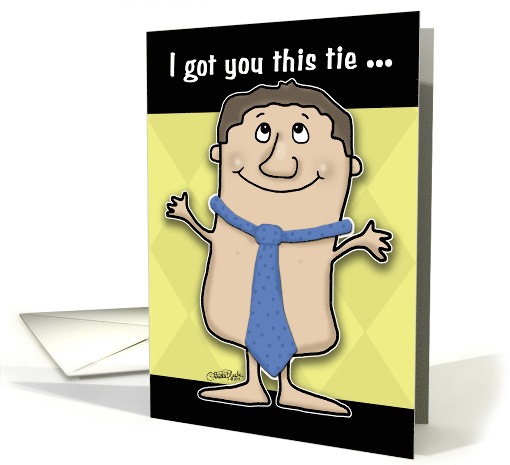 Happy Birthday for Him Tie for Your Birthday Suit card (860012)