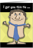 Happy Birthday for Him Tie for Your Birthday Suit card