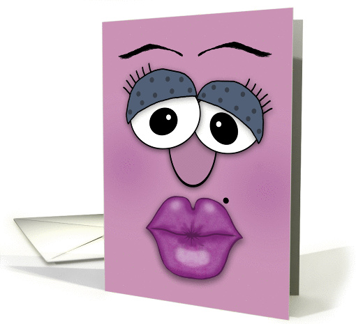 Happy Birthday for him-Kissy Face card (890280)