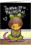 Thank You for Principal- Mollie Mole at the Chalkboard card