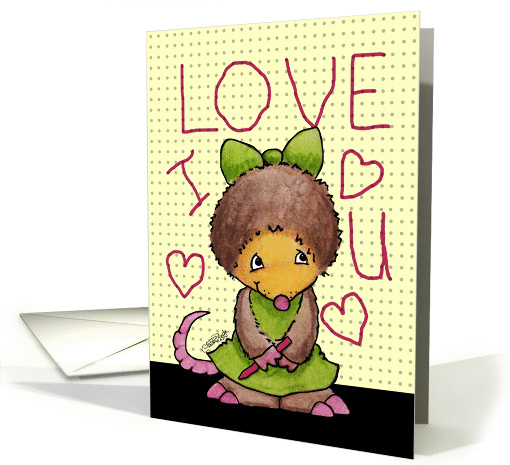 I Love You- Mollie Mole Connects the Dots card (925669)