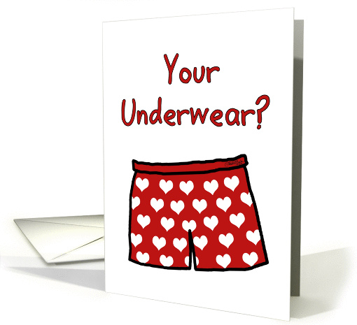 Get Well/Feel Better Humor- Men's Underwear card (949164)