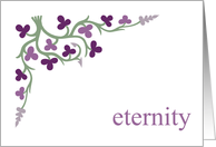 Flower Corner Eternity Card