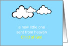 Sent From Heaven New Baby Card