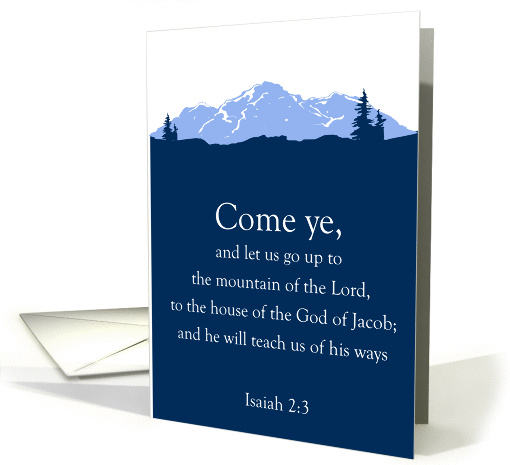 Isaiah 2:3 Endowment card (53466)