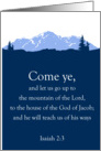 Isaiah 2:3 Endowment Card