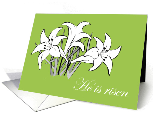 He is Risen Easter card (53928)