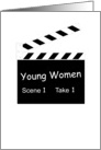 YW Clapboard Welcome Card