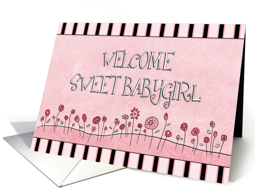Sweet Babygirl card (197234)