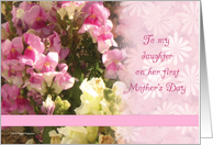 First Mother’s Day Daughter card