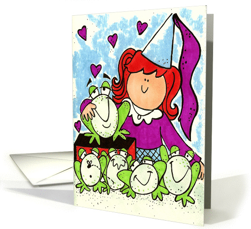 Princess and the toad card (83346)