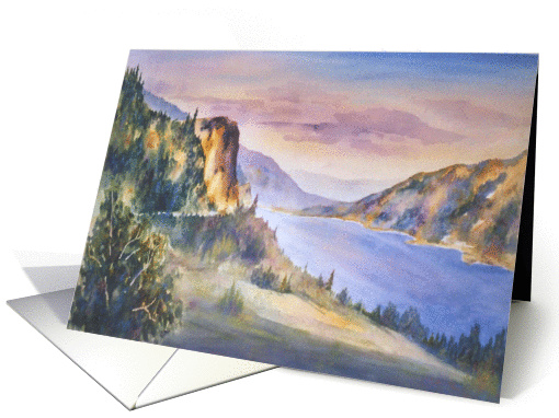 Colors of the Columbian Gorge card (109939)