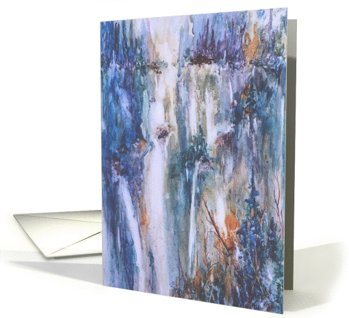 Blue Cascade card (46306)