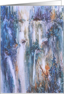 Blue Cascade card