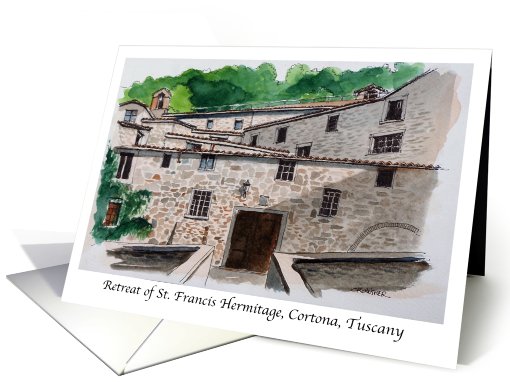 Thinking of You, Tuscan Retreat of St. Francis card (667051)