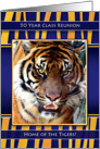 Purple and Gold 50 Year Tiger Class Reunion card