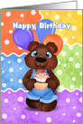 Teddy Bear Birthday for Boys card