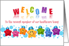 Smiling Stars New Healthcare Team Member Welcome card