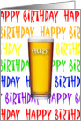 Cheers To You Happy Birthday card