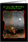 Zombie Halloween Party Invitations card