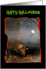 Zombie Happy Halloween Cards