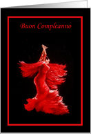  Italian Birthday Dancer Card