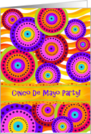 Festive Cinco De Mayo Party Invitations card