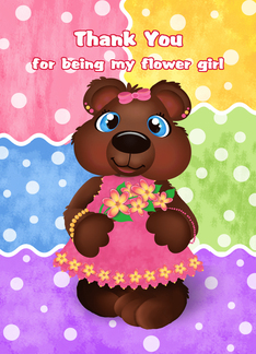 Bear Cub Flower Girl...