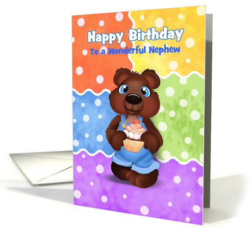 Custom Little Boy Bear Cub Birthday for Boys card (1470376)