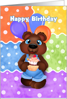 Teddy Bear Birthday for Boys card