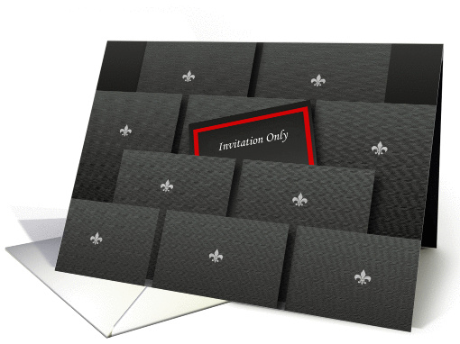 By  Invitation Only Bachelor Party card (147069)