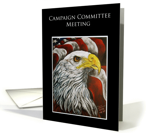 Campaign Committee Meeting Political Events Invitation card (148167)