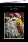Campaign Committee Meeting Political Events Invitation card