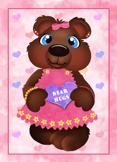 Bear Hugs Girl Bear...