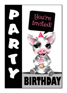 Pig Theme Birthday...