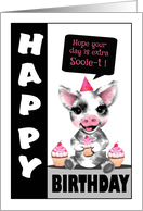 Spotted Pig Happy Birthday card