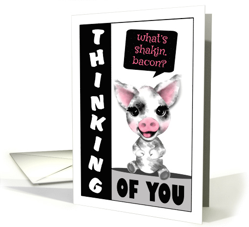 Spotted Pig Thinking of You card (1510370)