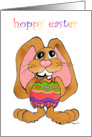 Milk Chocolate Easter Bunny card