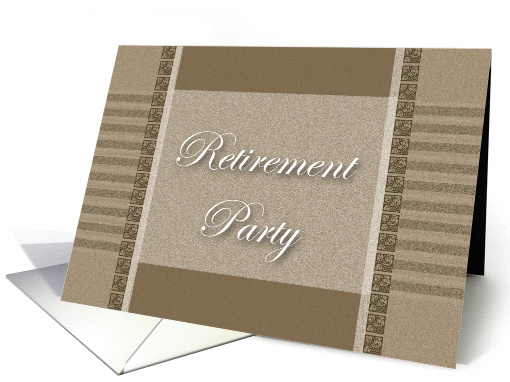 Retirement Party Invitation card (166578)