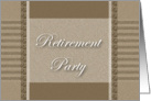 Retirement Party Invitation Card