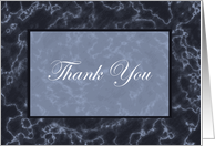Thank You Dark Marble Card