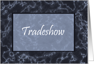 Tradeshow Announcement Marble Card
