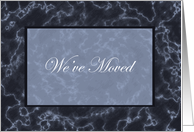 We’ve Moved Announcement Marble Card