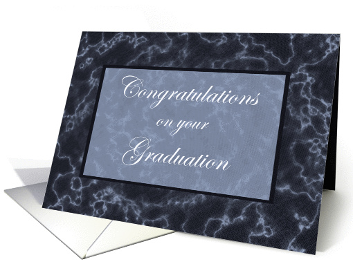 Congratulations Graduation Marble card (172449)