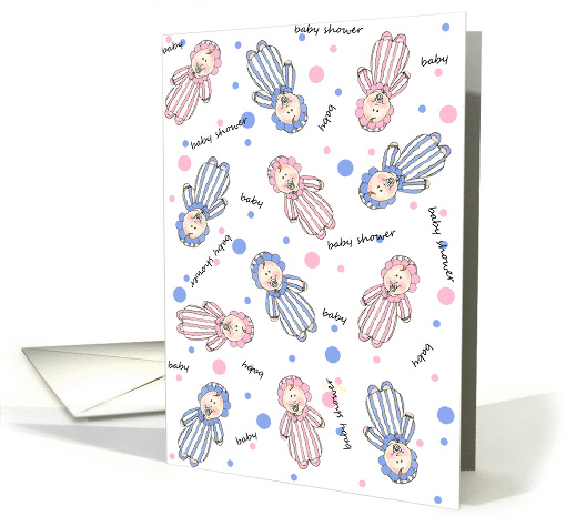 It's Raining Babies Baby Shower Invitation card (173786)