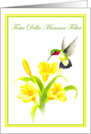  Italian Hummingbird Mother’s Day Card