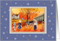 Morning Chores Country Days Note Card