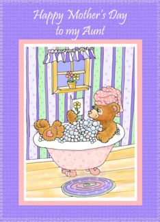 Aunt Bubblebath Bear...