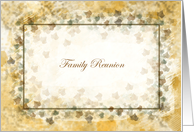 Family Reunion Invitations Soft Expressions card