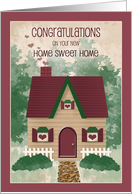 Home Sweet Home Congratulations on New Home card